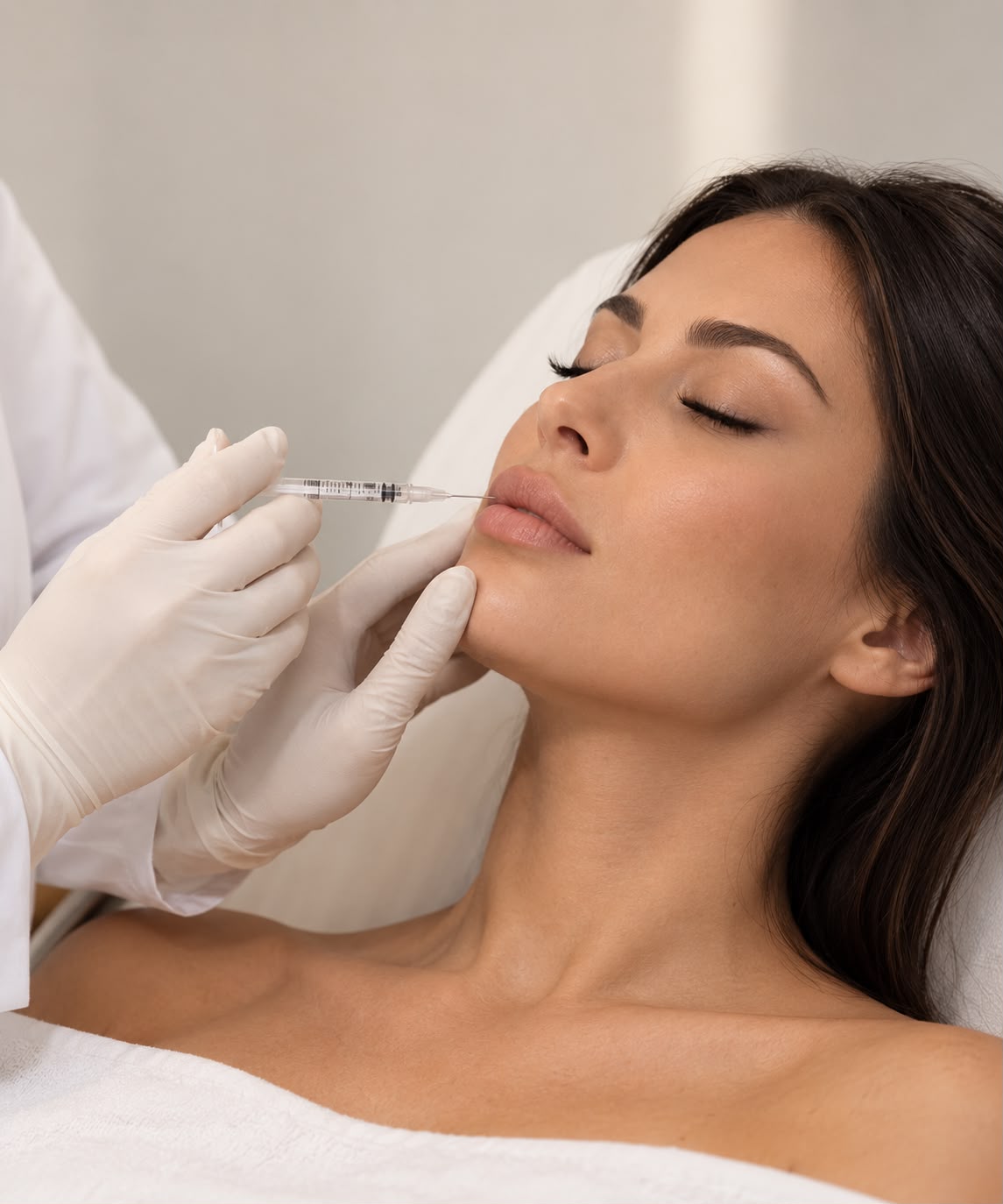 Injection d’acide hyaluronique réalisée par le Dr Franck Chaumeil à Sion
